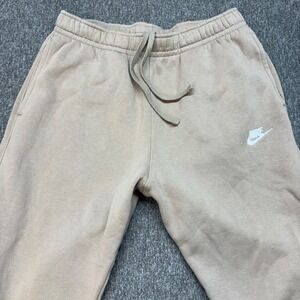 Nike Mens Activewear Pants Medium Beige Cotton Polyester Jogger BV2671-247
